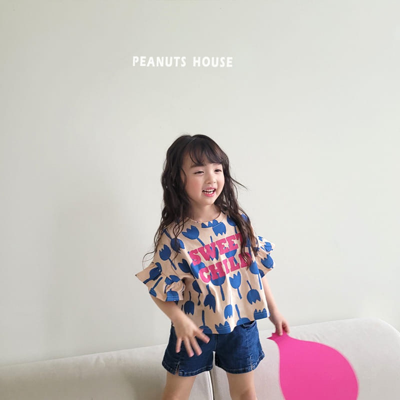 Peanuts - Korean Children Fashion - #childofig - Denim shotrs - 8