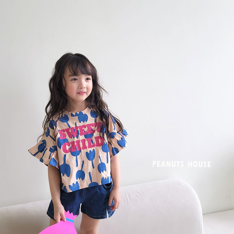 Peanuts - Korean Children Fashion - #childrensboutique - Denim shotrs - 9