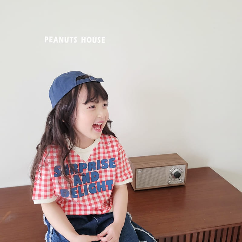Peanuts - Korean Children Fashion - #childrensboutique - Check Tee - 7