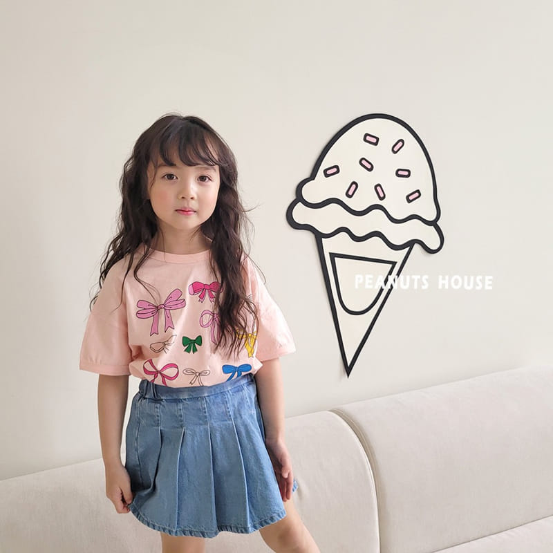 Peanuts - Korean Children Fashion - #childrensboutique - Ribbon Tee - 10