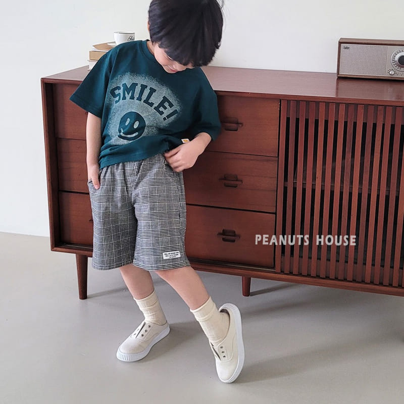 Peanuts - Korean Children Fashion - #discoveringself - Check Span Shorts - 5