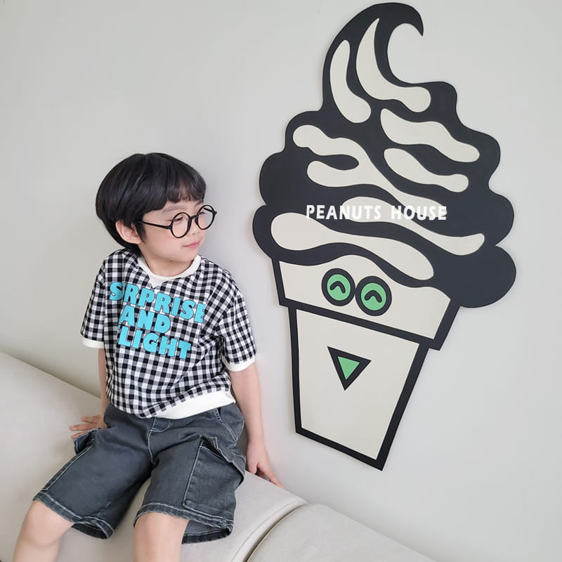 Peanuts - Korean Children Fashion - #discoveringself - Black Denim Shorts - 4