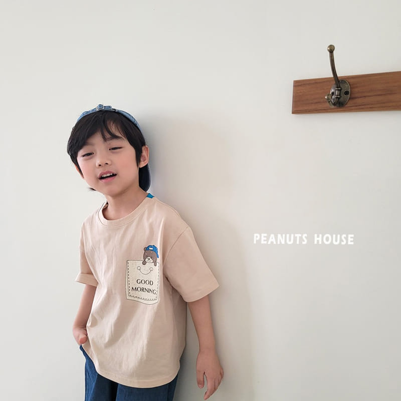 Peanuts - Korean Children Fashion - #discoveringself - Solid Pocket Tee - 4