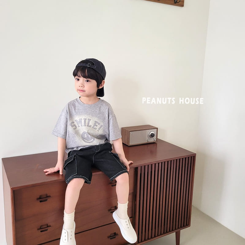 Peanuts - Korean Children Fashion - #kidsshorts - Label Smile Tee - 10