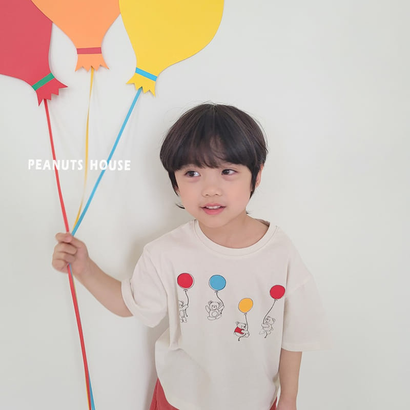 Peanuts - Korean Children Fashion - #kidsshorts - Balloon Tee - 2
