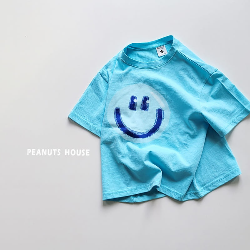 Peanuts - Korean Children Fashion - #kidsshorts - Balloon Smile Tee - 4