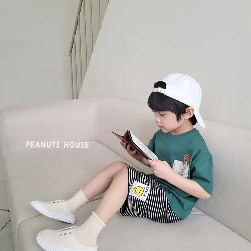 Peanuts - Korean Children Fashion - #kidzfashiontrend - Solid Pocket Tee - 7