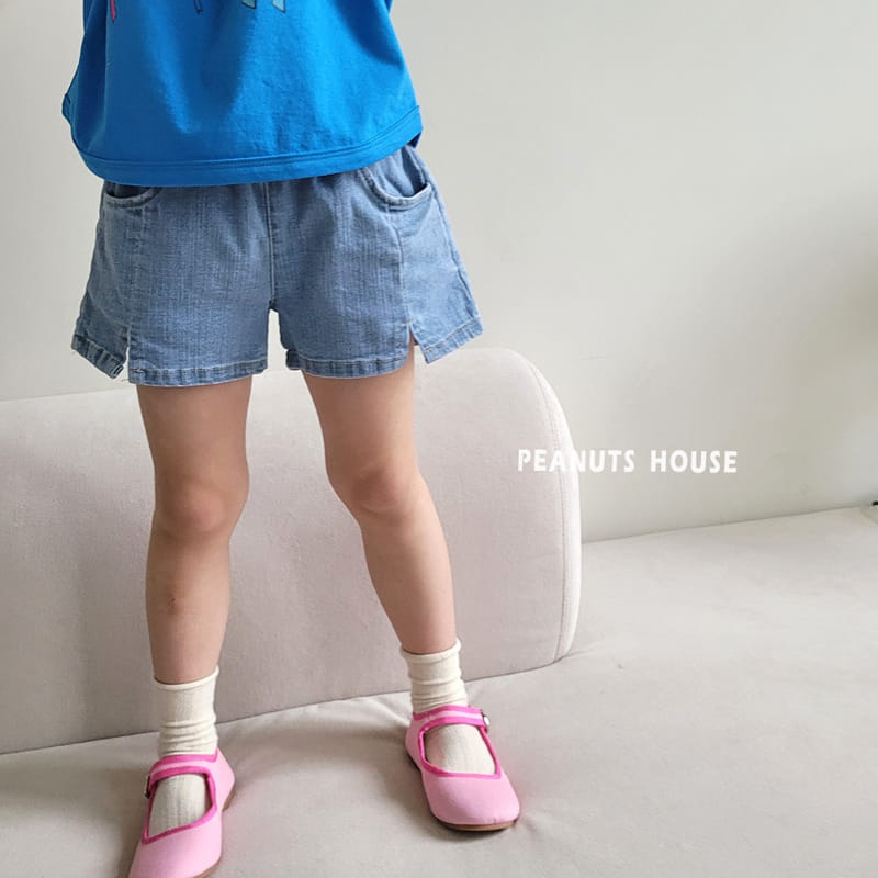 Peanuts - Korean Children Fashion - #littlefashionista - Denim shotrs
