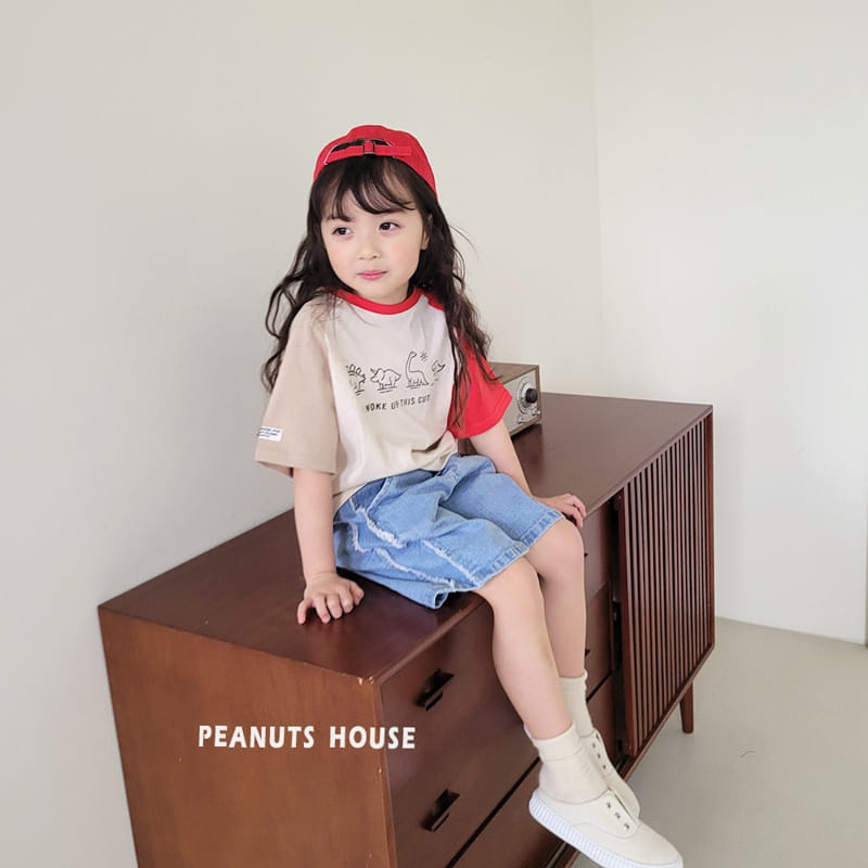 Peanuts - Korean Children Fashion - #littlefashionista - Slit Denim Shorts - 8