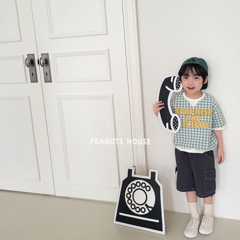 Peanuts - Korean Children Fashion - #littlefashionista - Check Tee