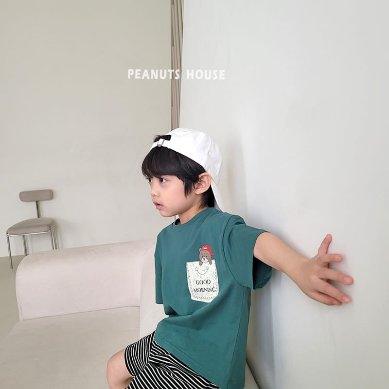 Peanuts - Korean Children Fashion - #littlefashionista - Solid Pocket Tee - 9