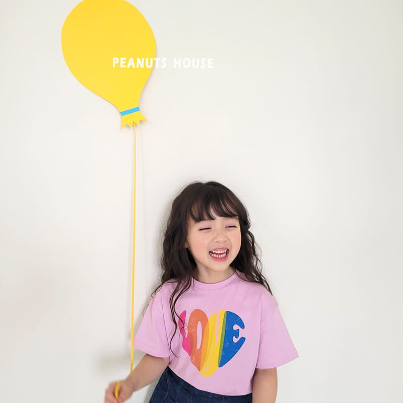 Peanuts - Korean Children Fashion - #littlefashionista - Heart Tee - 5