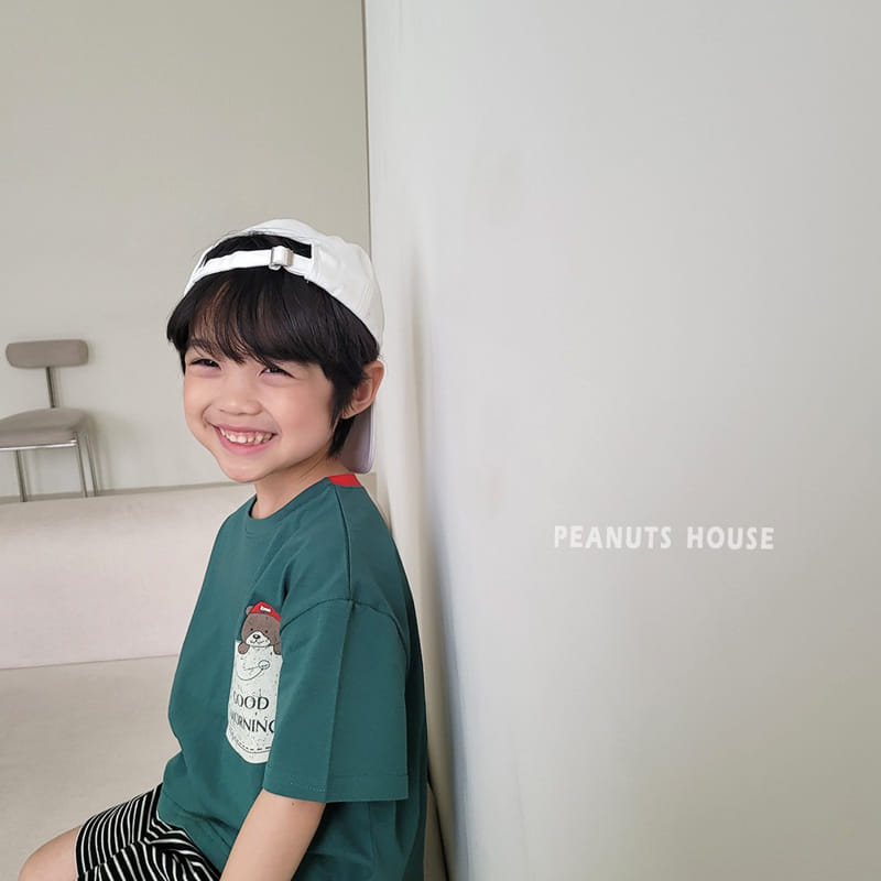 Peanuts - Korean Children Fashion - #magicofchildhood - Solid Pocket Tee - 10