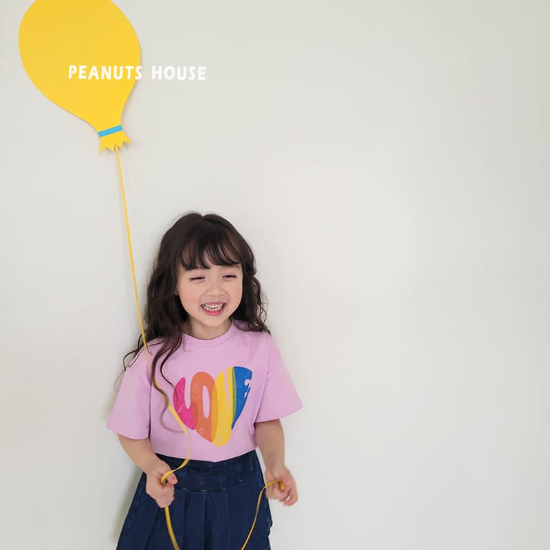 Peanuts - Korean Children Fashion - #magicofchildhood - Heart Tee - 6