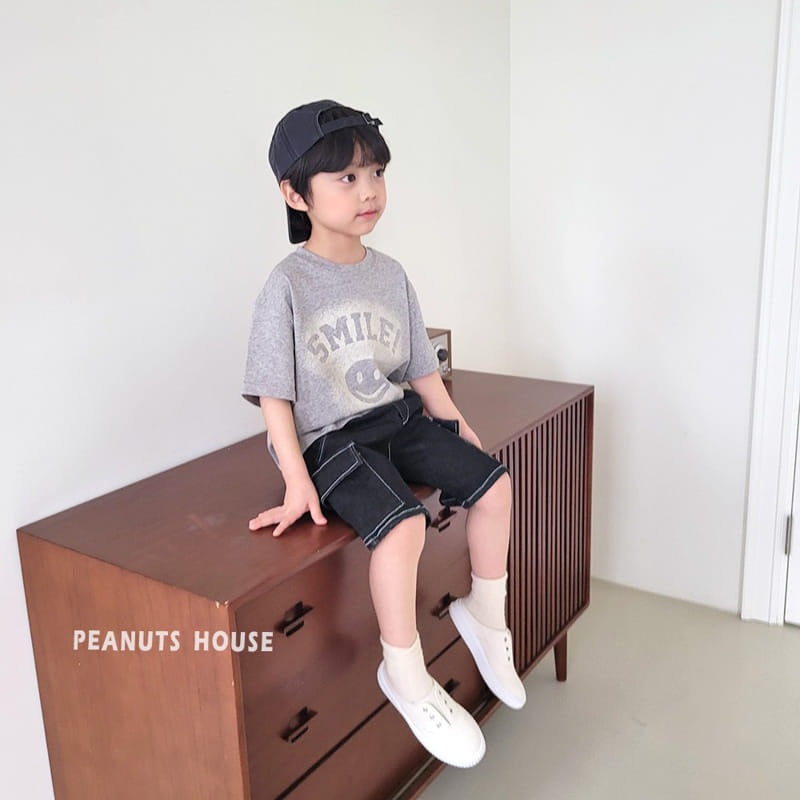 Peanuts - Korean Children Fashion - #minifashionista - Black Denim Shorts - 11
