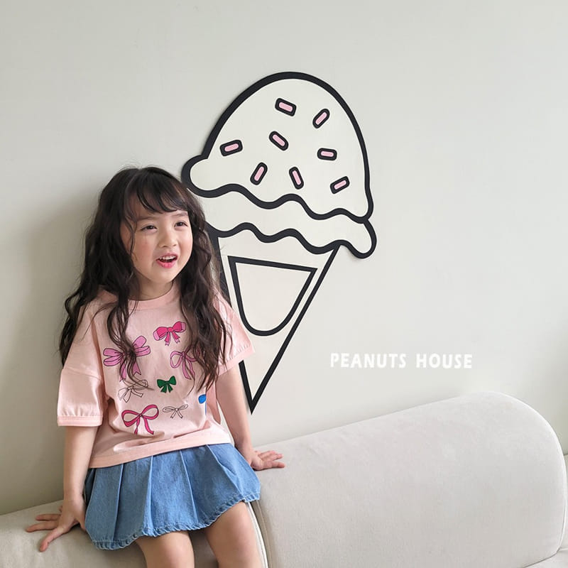 Peanuts - Korean Children Fashion - #stylishchildhood - Ribbon Tee - 8