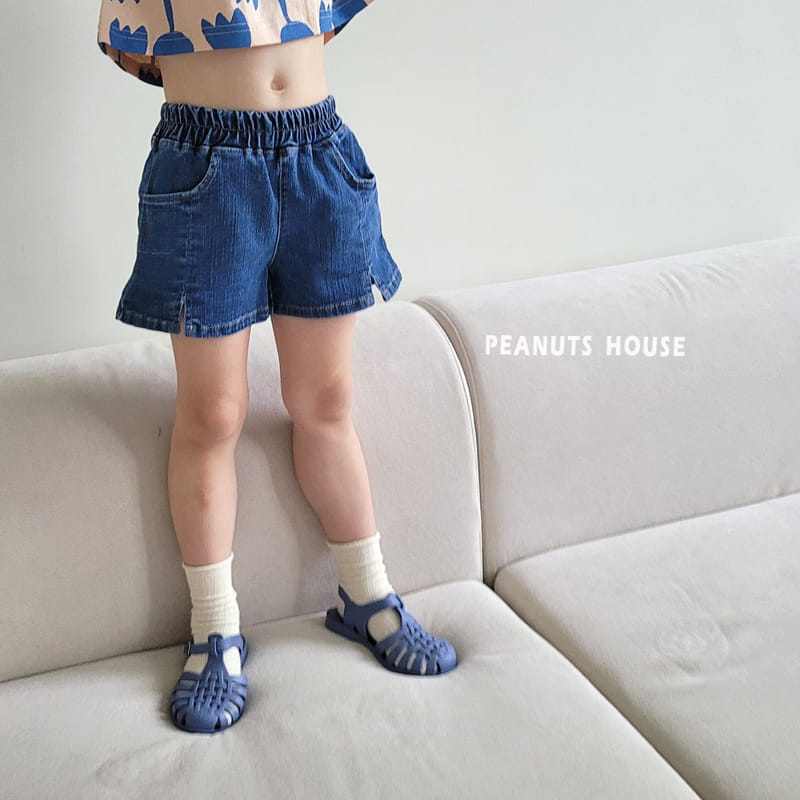 Peanuts - Korean Children Fashion - #todddlerfashion - Denim shotrs - 5