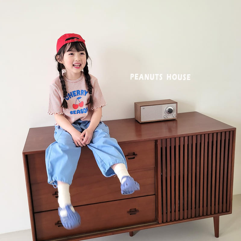 Peanuts - Korean Children Fashion - #toddlerclothing - Cherry Tee - 8