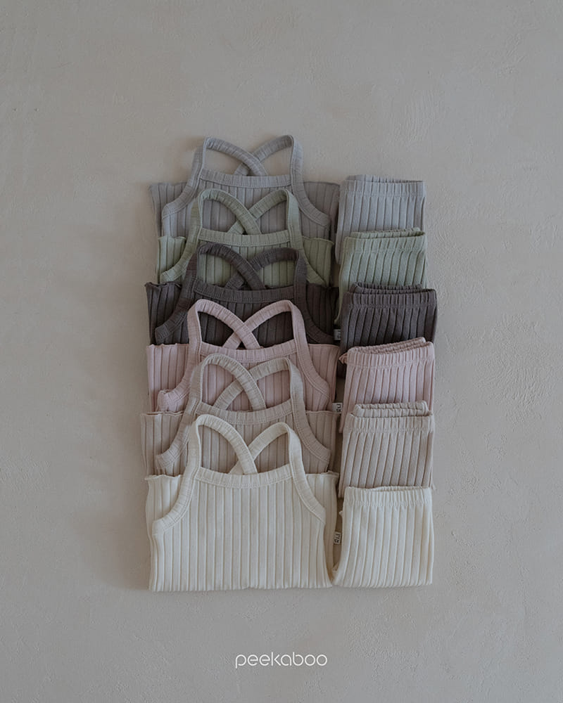 Peekaboo - Korean Children Fashion - #minifashionista - Wingo Top Bottom Set