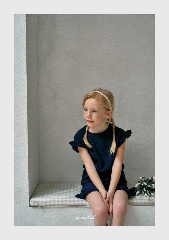 Perrobebe - Korean Children Fashion - #Kfashion4kids - Soria Top Bottom Set - 9