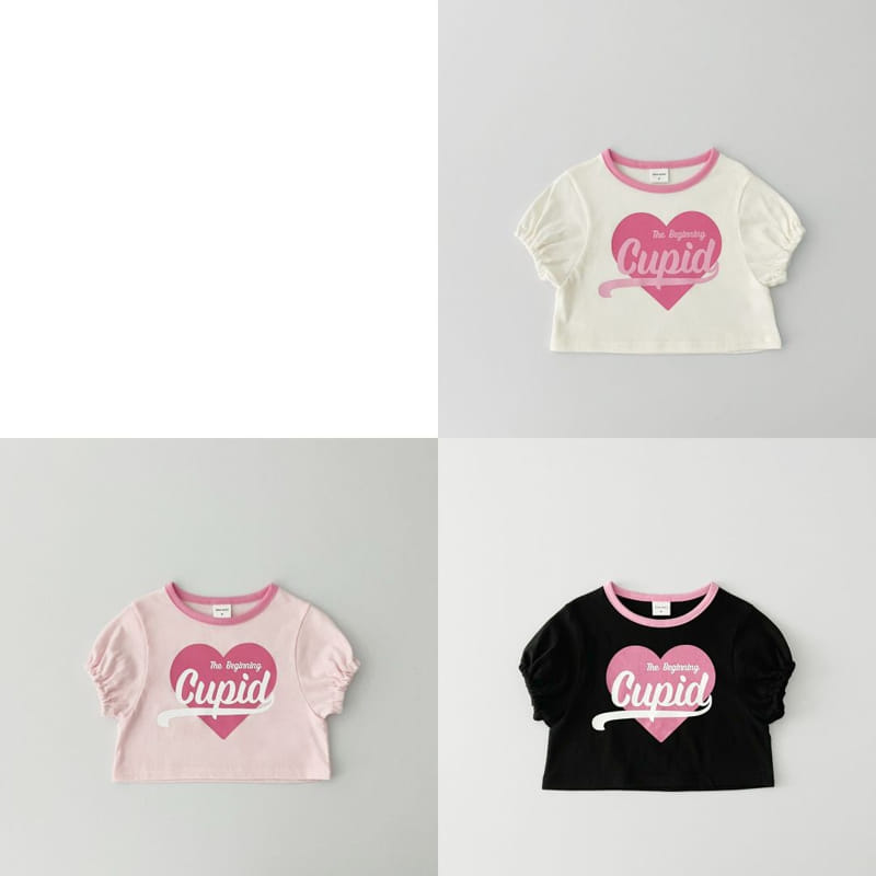 Pinkroro - Korean Children Fashion - #childrensboutique - Cupid Puff Tee - 2