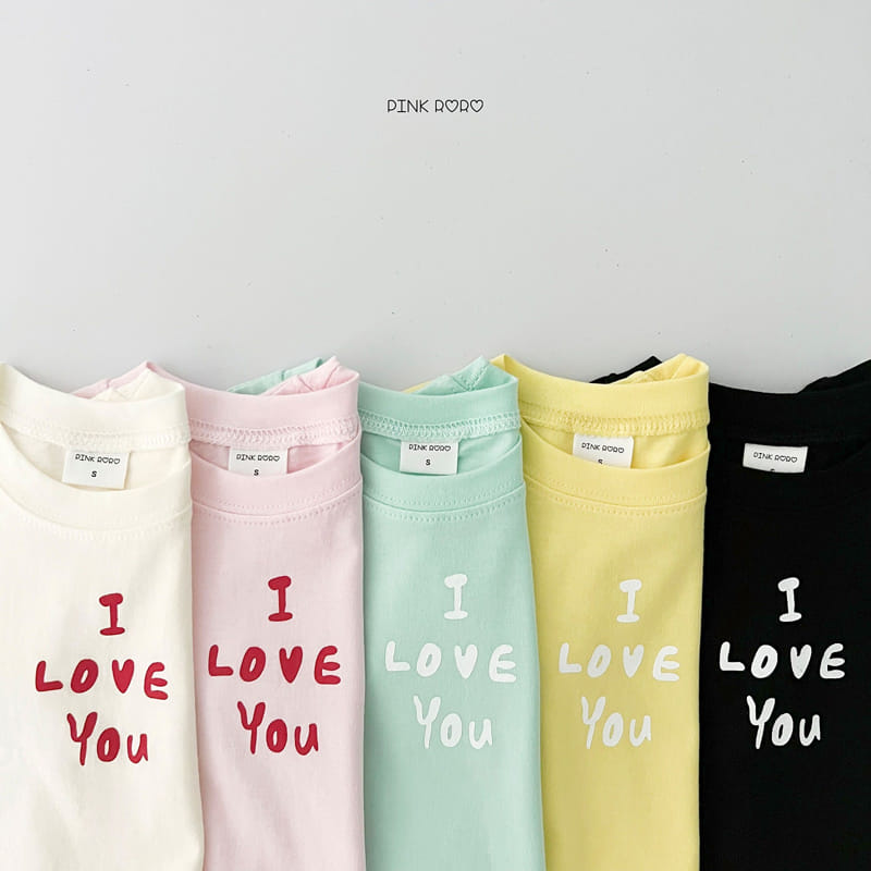 Pinkroro - Korean Children Fashion - #childrensboutique - Love You Tee - 5