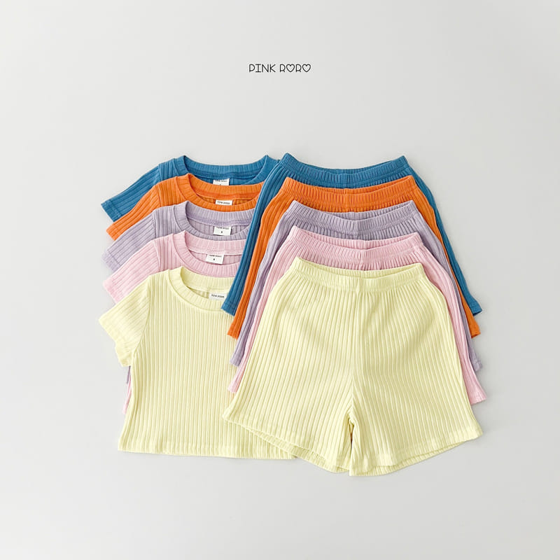 Pinkroro - Korean Children Fashion - #discoveringself - Pino Shorts Top Bottom Set - 9