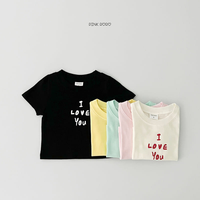 Pinkroro - Korean Children Fashion - #discoveringself - Love You Tee - 7
