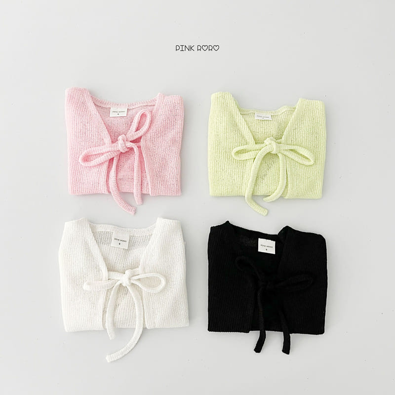 Pinkroro - Korean Children Fashion - #kidsshorts - Pretty Ribbon Cardigan - 8