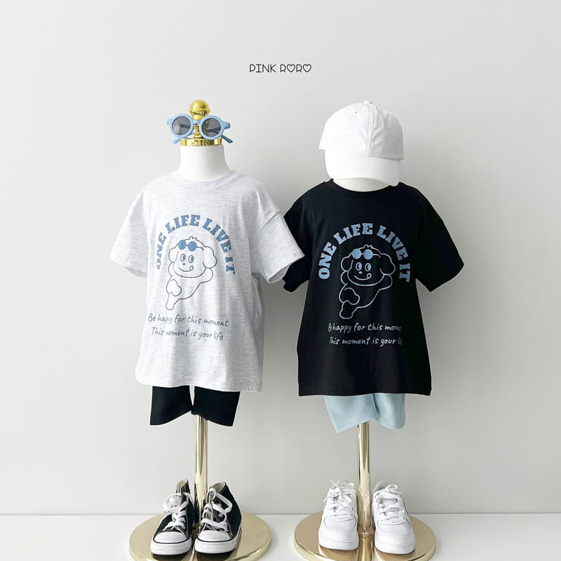 Pinkroro - Korean Children Fashion - #kidsshorts - One Life Over Fit Tee - 10