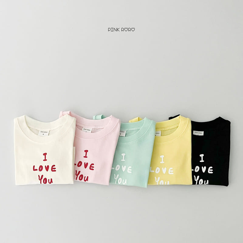 Pinkroro - Korean Children Fashion - #kidsshorts - Love You Tee - 9