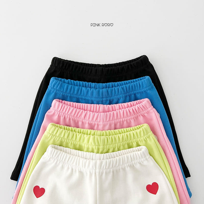 Pinkroro - Korean Children Fashion - #kidsshorts - Heart Half Pants - 4