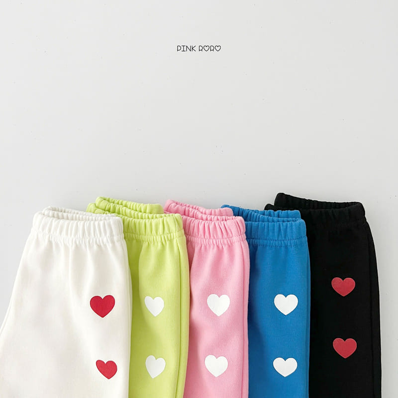 Pinkroro - Korean Children Fashion - #kidzfashiontrend - Heart Half Pants - 5
