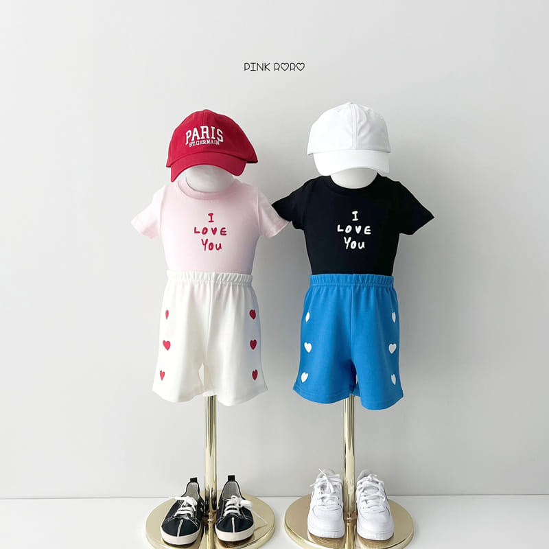 Pinkroro - Korean Children Fashion - #prettylittlegirls - Heart Half Pants - 10