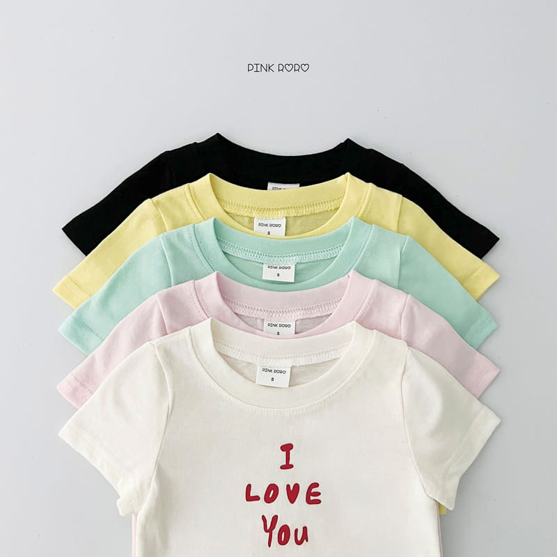 Pinkroro - Korean Children Fashion - #stylishchildhood - Love You Tee - 3