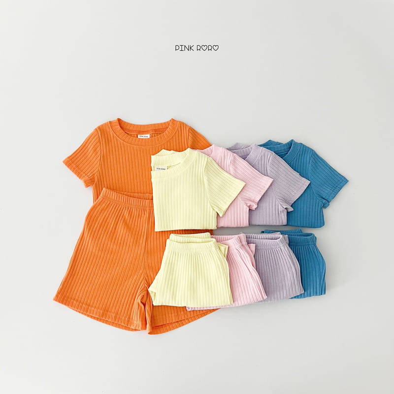 Pinkroro - Korean Children Fashion - #todddlerfashion - Pino Shorts Top Bottom Set - 3