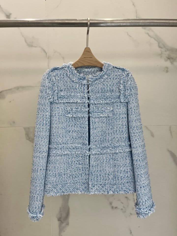 Plushong - Korean Women Fashion - #womensfashion - Tweed C Jacket - 2