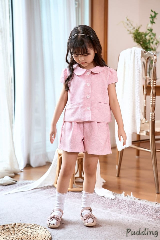 Pudding - Korean Children Fashion - #Kfashion4kids - Sha Top Bottom Set - 11