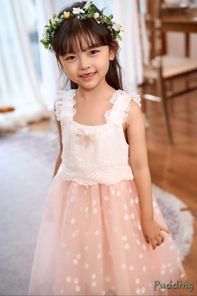 Pudding - Korean Children Fashion - #childofig - Flower Bud One-Piece - 6