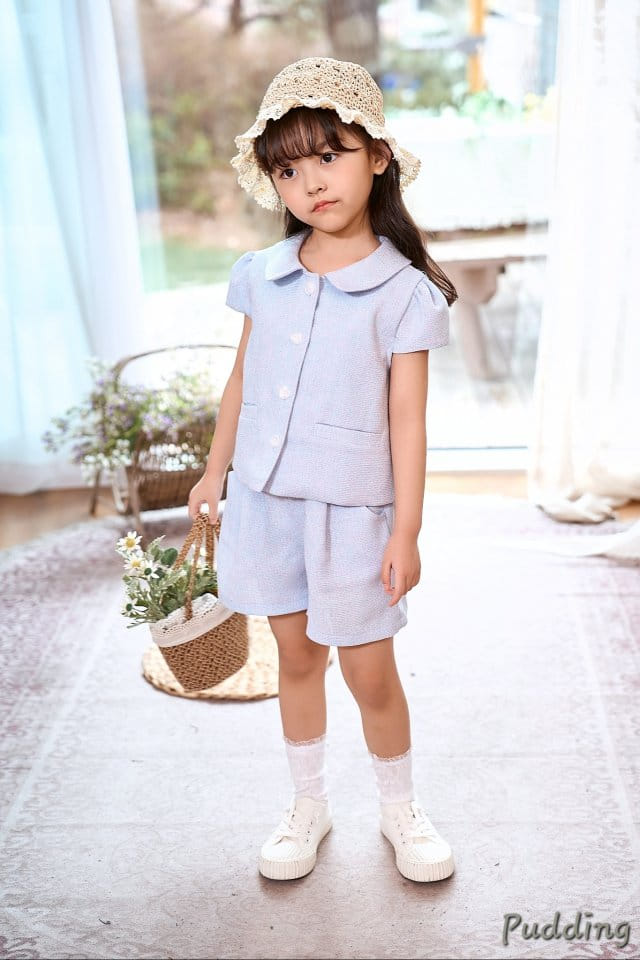 Pudding - Korean Children Fashion - #childofig - Sha Top Bottom Set - 4