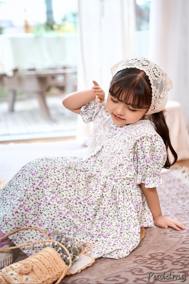 Pudding - Korean Children Fashion - #childrensboutique - Collar One-Piece - 3