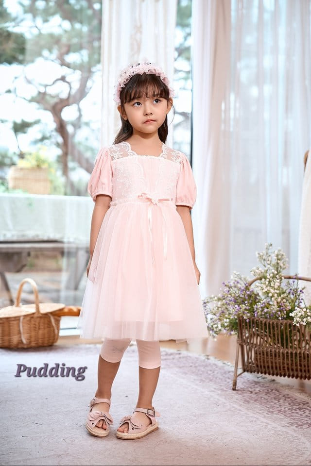 Pudding - Korean Children Fashion - #childofig - Summer Ribbon Leggings - 4