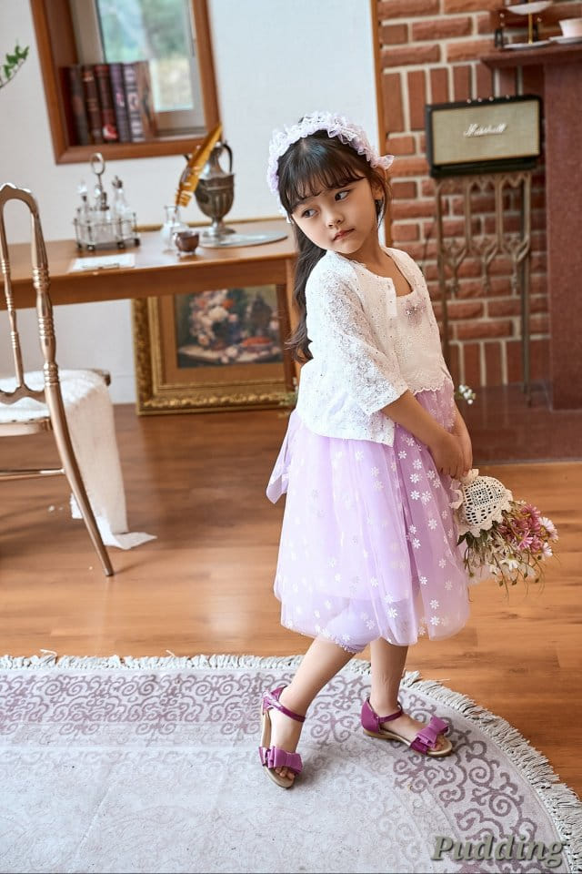 Pudding - Korean Children Fashion - #designkidswear - Glitter Cardigan - 8