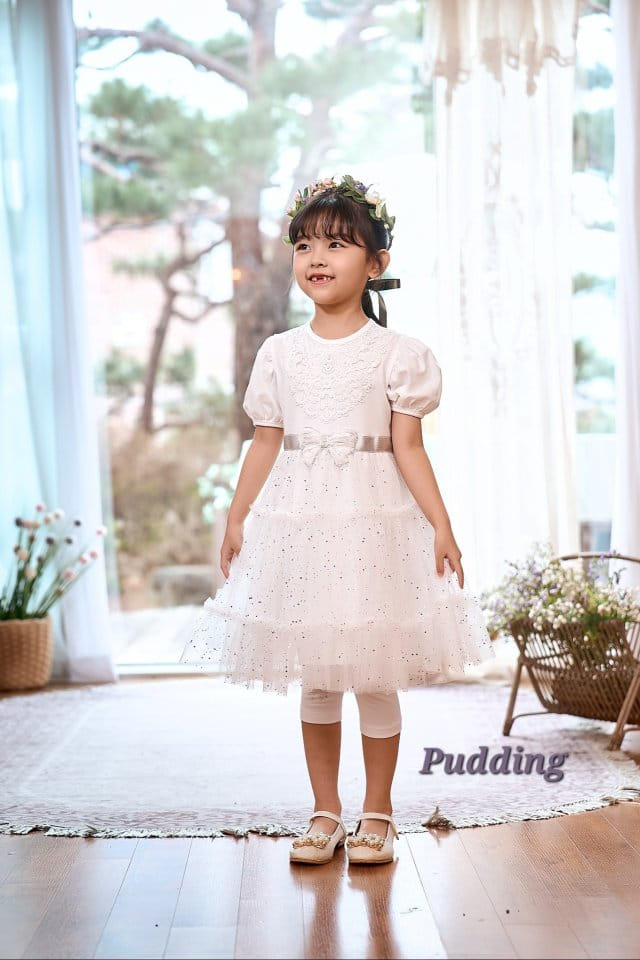 Pudding - Korean Children Fashion - #designkidswear - Summer Ribbon Leggings - 5