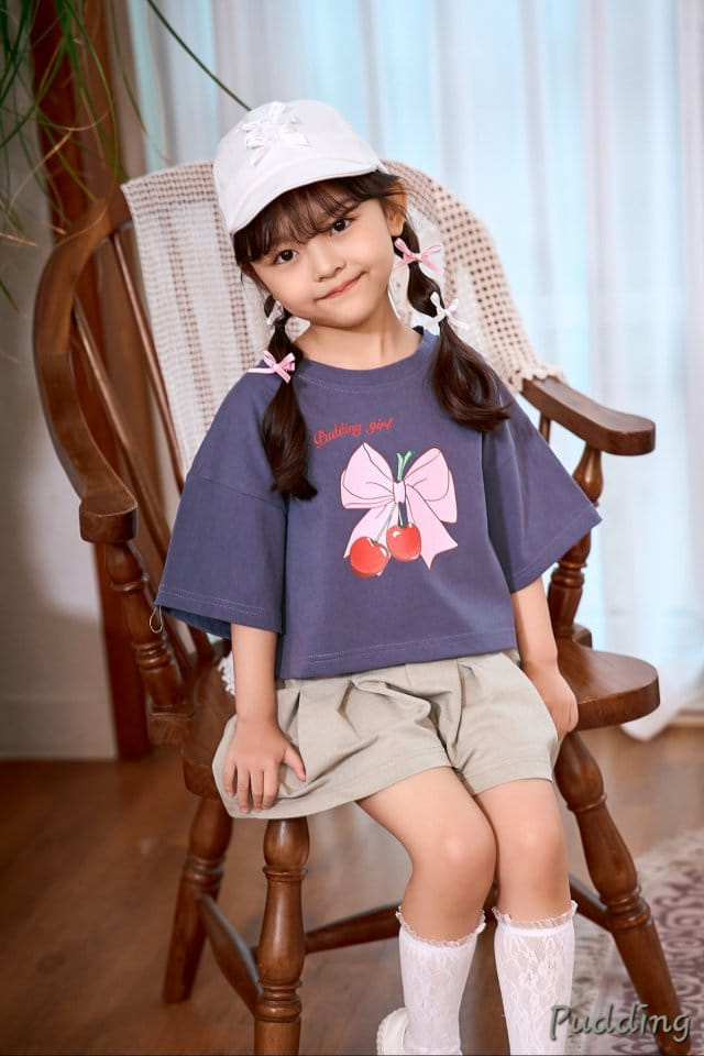 Pudding - Korean Children Fashion - #fashionkids - Ribbon Paint Tee - 3