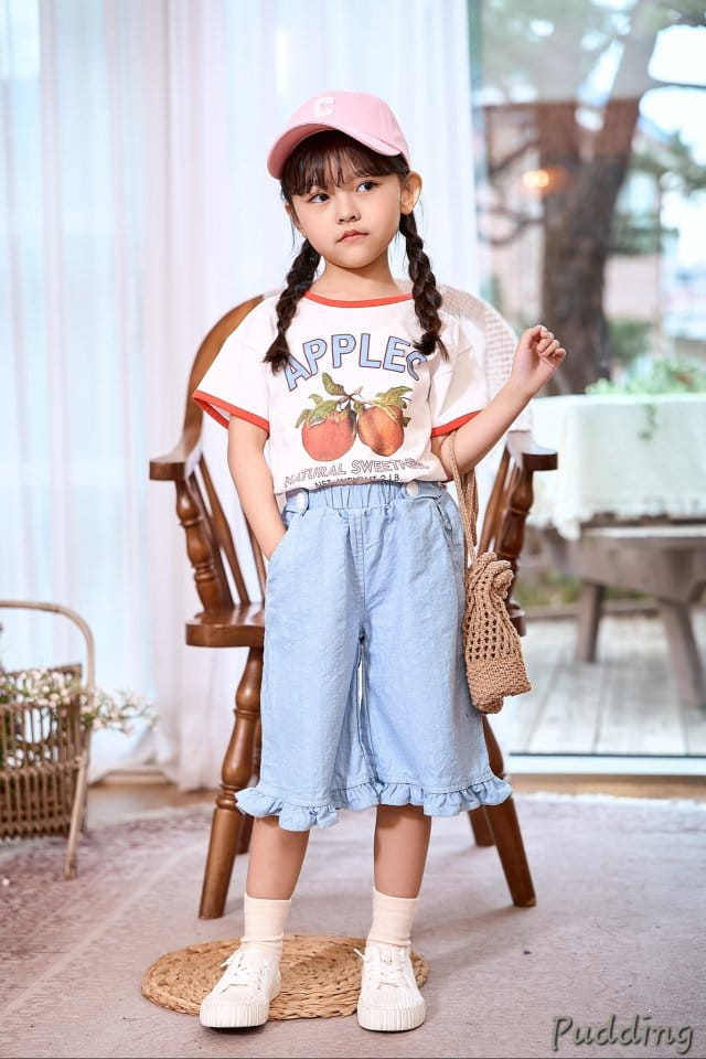 Pudding - Korean Children Fashion - #fashionkids - Apple Paint Tee - 2