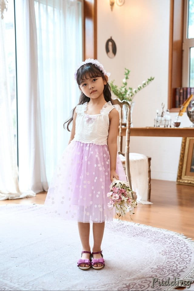 Pudding - Korean Children Fashion - #kidsshorts - Flower Bud One-Piece - 11