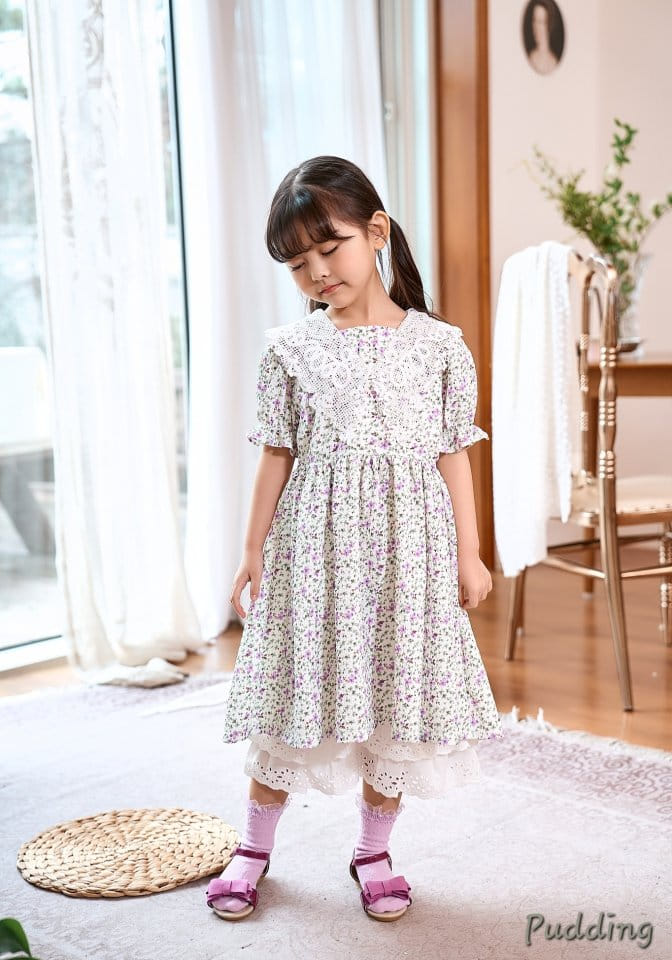 Pudding - Korean Children Fashion - #kidsshorts - Collar One-Piece - 7