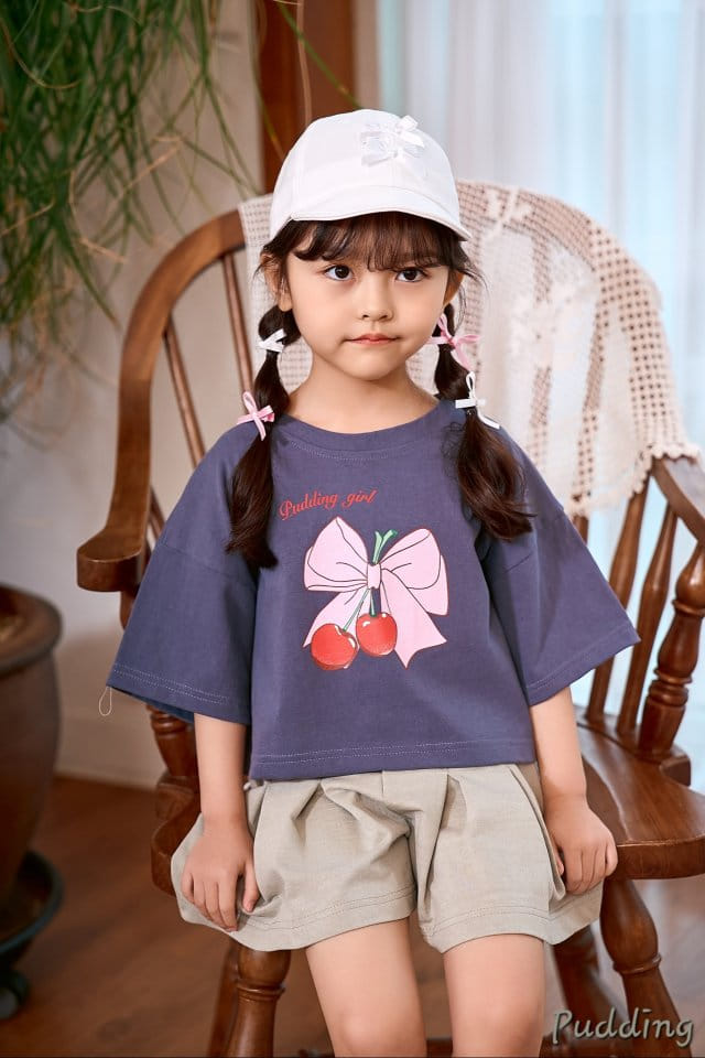 Pudding - Korean Children Fashion - #fashionkids - Ribbon Paint Tee - 4