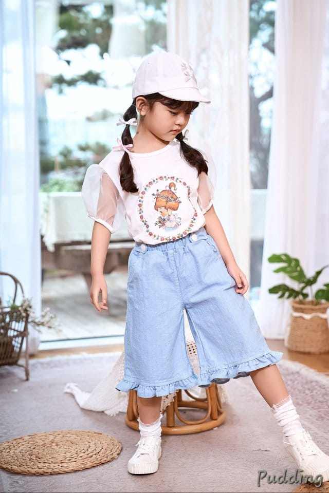 Pudding - Korean Children Fashion - #kidsstore - Girl Paint Tee - 3